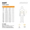OZONE KURTKA MOTOCYKLOWA TEKSTYLNA DART CAPPUCINO
